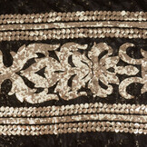 Pailletten auf Netz Yanissa