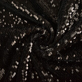 Reversible Sequin on Mesh Silver-Black