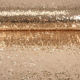 Reversible Sequin on Mesh Champagne-Creme