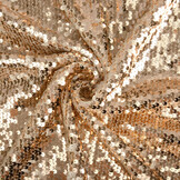 Reversible Sequin on Mesh Champagne-Creme