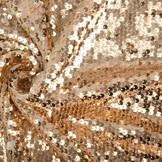 Reversible Sequin on Mesh Champagne-Creme