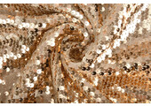 Reversible Sequin on Mesh Champagne-Creme