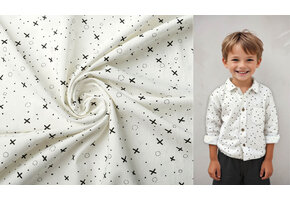 100% Washed Cotton Dipinto Neva