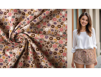 Baumwoll Musselin Stoff Panther Puderrosa