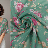 Chiffon Printed Froukje Mint Green