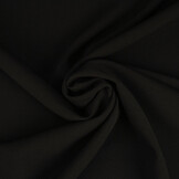 Ungewaschenes Crepe Schwarz