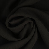 Ungewaschenes Crepe Schwarz