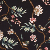 100% Viscose Ravia Navy Blue