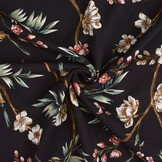 100% Viscose Ravia Navy Blue