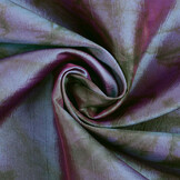 Crinkle Taft Tie Dye Two-Tone Paars-Blauw