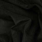 Fijne Rib Stof 21 W Corduroy Zwart