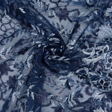 Mesh Embroidered Adeline Blue