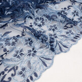 Mesh Embroidered Adeline Blue
