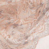 Mesh Geborduurd Adele Poeder Roze - Blauw