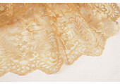 Mesh Embroidered Adele Gold