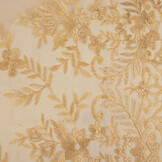 Mesh Embroidered Adele Gold