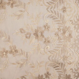 Mesh Embroidered Adele Champagne