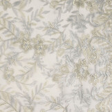 Mesh Embroidered Adele Grey Bleu