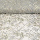 Mesh Embroidered Adele Grey Bleu