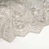 Mesh Embroidered Adele Grey Bleu