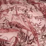 Netz Bestickt Adele Bordeaux