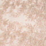 Netz Bestickt Adele Puderrosa - Beige