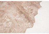Mesh Embroidered Adele Powder Pink - Beige