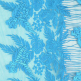 Mesh Embroidered Agatha Aqua