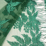 Mesh Embroidered Agatha Sea Green