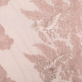 Mesh Embroidered Agatha Old Pink