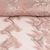 Mesh Geborduurd Agatha Oud Roze