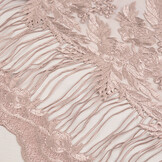 Mesh Embroidered Agatha Old Pink