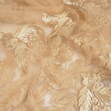 Mesh Geborduurd Agatha Goud