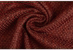 Vintage Structure Fabric Red