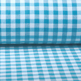 Boerenbont Ruit 8 mm Licht Aqua