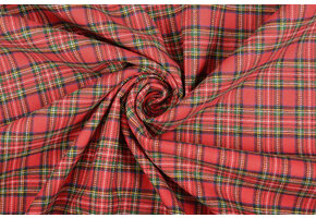 100% Katoen Flanel Ruitjes 2