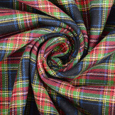 100% Baumwolle Flanell Karo 3