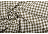 Gingham Check 8 mm Dark Khaki