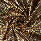 Lamé Schlangenprint Gold