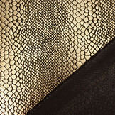 Lamé Slangenprint Goud
