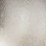 Lamé Snake Print Silver