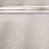Lamé Snake Print Silver