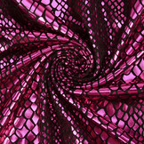 Lamé Schlangenprint Fuchsia