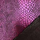 Lamé Snake Print Fuchsia