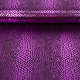 Lamé Snake Print Purple