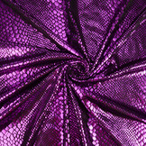 Lamé Schlangenprint Lila