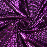 Lamé Slangenprint Paars