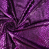 Lamé Schlangenprint Lila