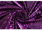 Lamé Snake Print Purple