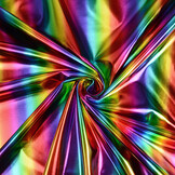Lamé Regenbogen Schmal